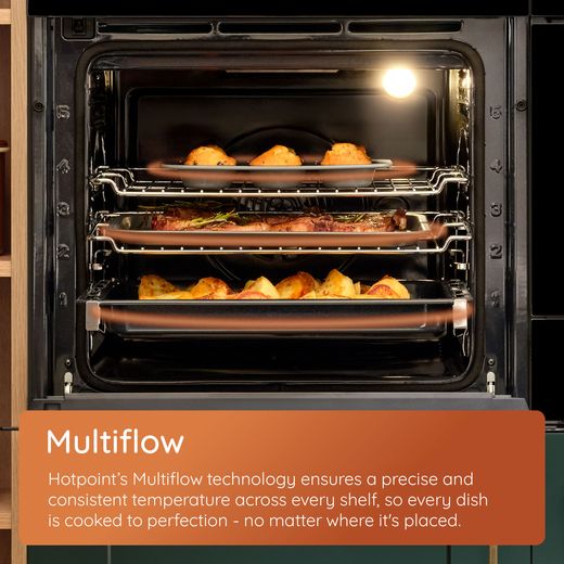 Hotpoint Class 2 HO 258HZ X UK Built In Electric Single Oven - Stainless Steel - A+ Rated