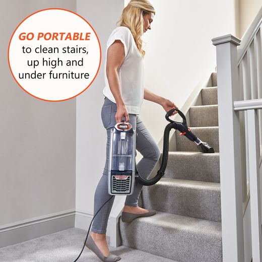 Shark Anti-Hair Wrap with Powered Lift Away and True Pet NZ801UKT Upright Vacuum Cleaner
