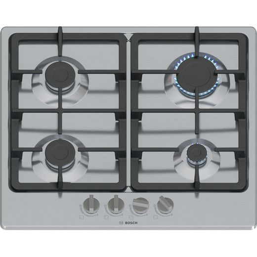 Bosch Series 4 PGP6B5K90 Built In Gas Hob - Stainless Steel