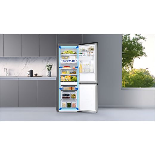Samsung Series 6 Freestanding 185cm High E Rated 70/30 Fridge Freezer - Black - RB34C632EBN
