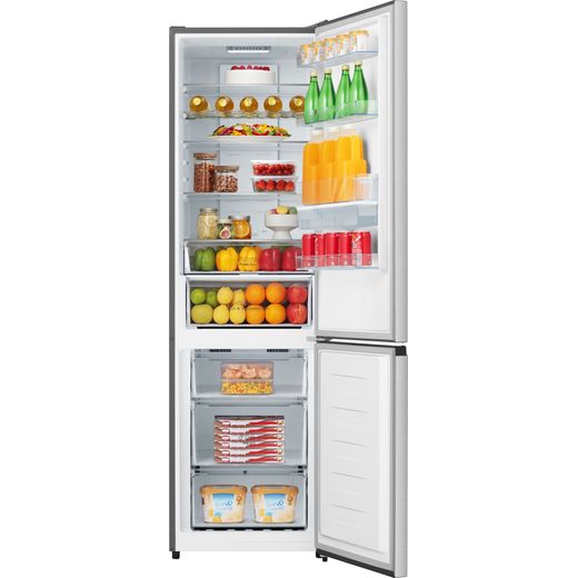 Hisense Freestanding 200cm High E Rated 60/40 Fridge Freezer - Stainless Steel - RB435N4WCE