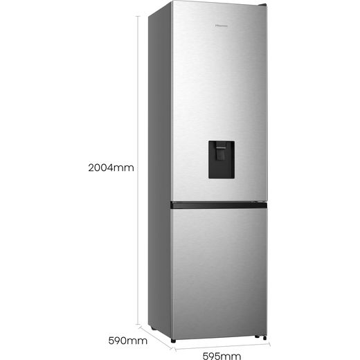 Hisense Freestanding 200cm High E Rated 60/40 Fridge Freezer - Stainless Steel - RB435N4WCE