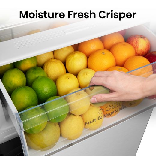 Hisense Freestanding 200cm High E Rated 60/40 Fridge Freezer - Stainless Steel - RB435N4WCE