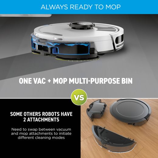 Shark Matrix Plus 2-in-1 RV2620WAUKWH Robotic Vacuum Cleaner - Silver