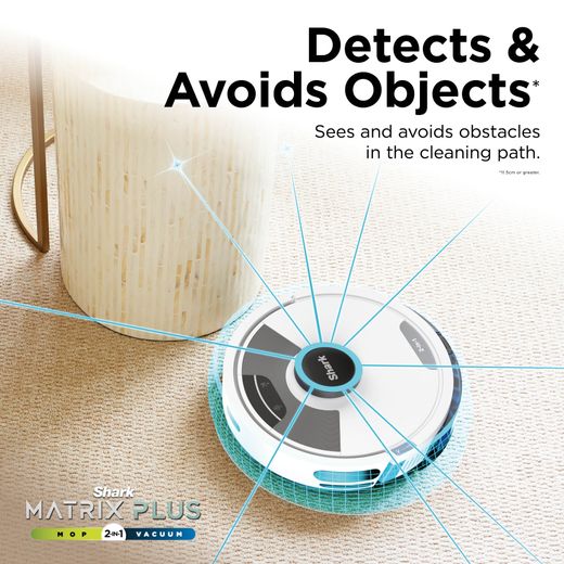 Shark Matrix Plus 2-in-1 RV2620WAUKWH Robotic Vacuum Cleaner - Silver