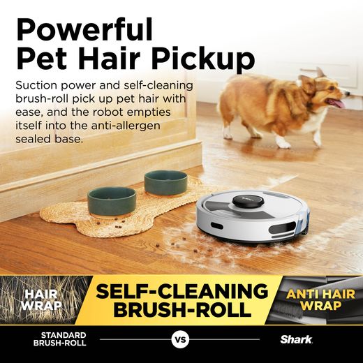 Shark Matrix Plus 2-in-1 RV2620WAUKWH Robotic Vacuum Cleaner - Silver