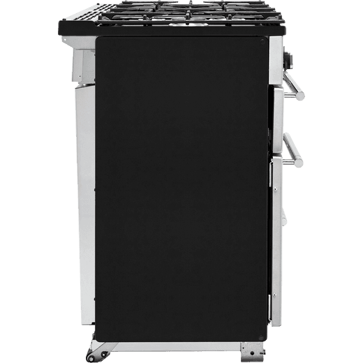 Rangemaster Toledo + 110cm Dual Fuel Range Cooker - Stainless Steel / Chrome - A/A Rated