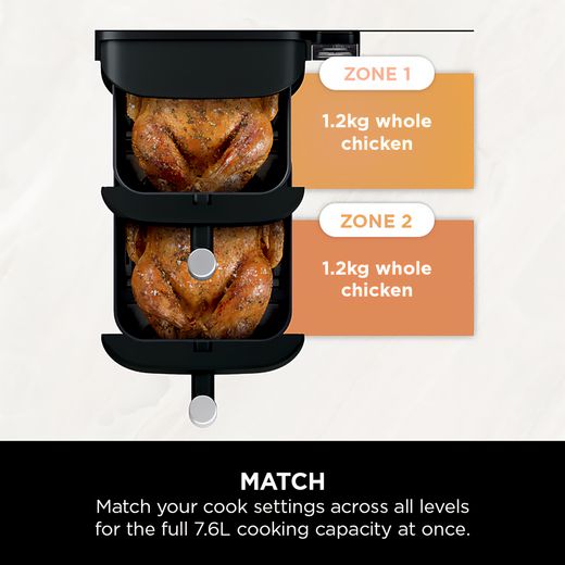 Ninja Double Stack SL300UK Air Fryer - Black