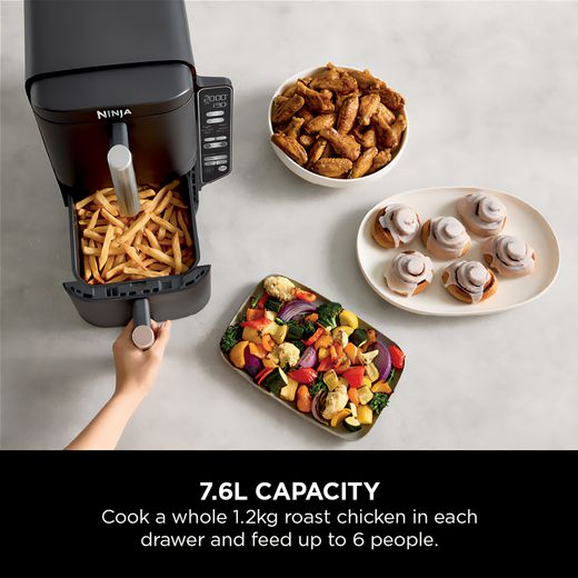 Ninja Double Stack SL300UK Air Fryer - Black