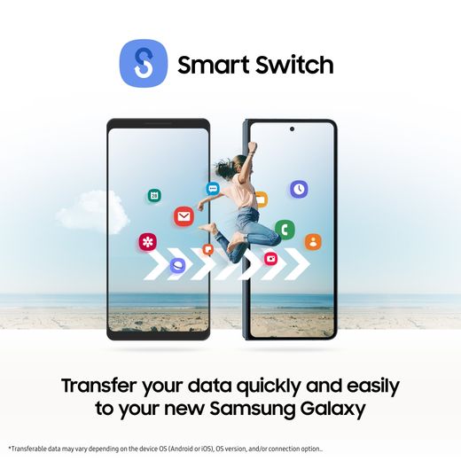 Samsung Galaxy Z Fold5 5G 256 GB Folding Smart Phone in Icy Blue
