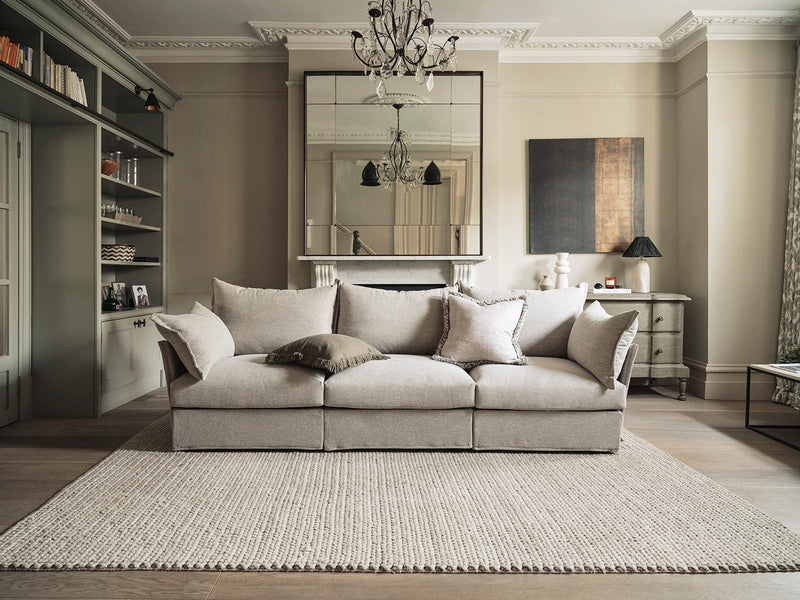 Model 06 3 Seater Sofa Faux Leather Chestnut
