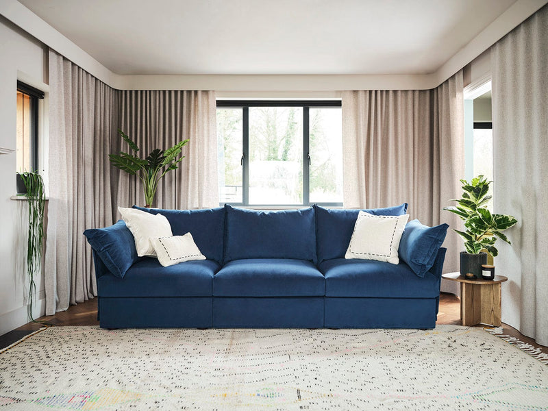 Model 06 3 Seater Sofa Faux Leather Chestnut