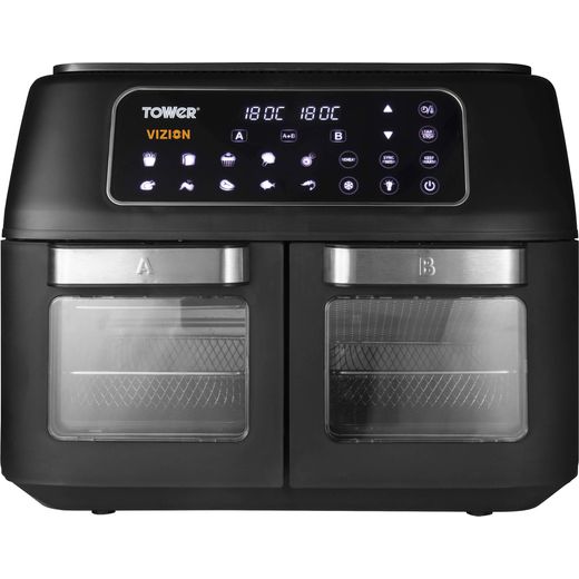 Tower Vortx Vizion 11L Dual Basket T17102 Air Fryer - Black