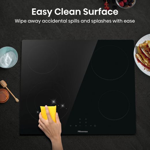 Hisense E6422SC Built In Ceramic Hob - Black