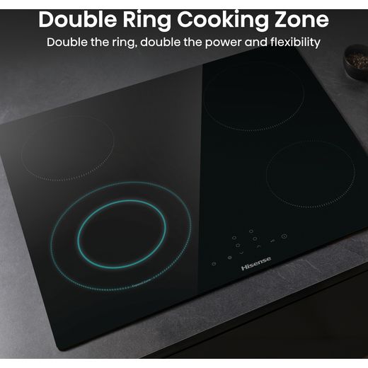 Hisense E6422SC Built In Ceramic Hob - Black