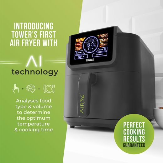 Tower AirX AI 8L T17158 Air Fryer - Black