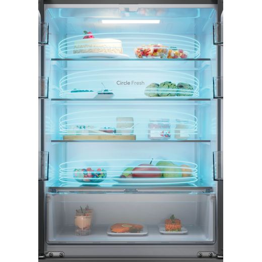 Hoover H-FRIDGE 700 HONFQ2T718EXK American Fridge Freezer - Stainless Steel