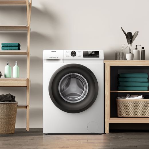 Hisense 1Q Series WF1Q8041BW 8kg Washing Machine with 1400 rpm - White - A Rated