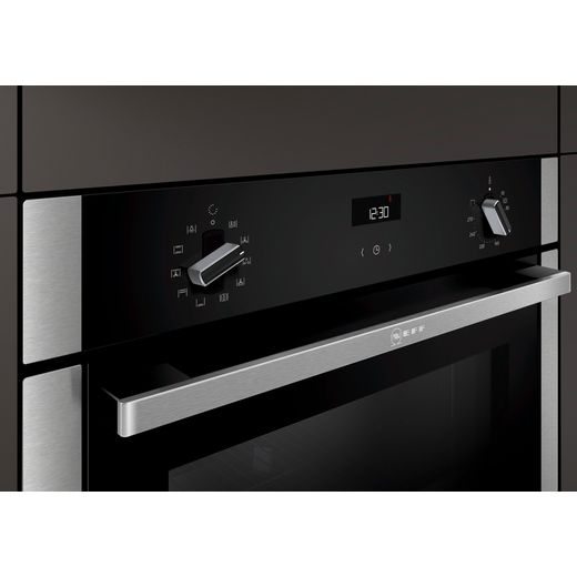 NEFF N50 Slide & Hide® Built In Electric Single Oven - Stainless Steel - A Rated