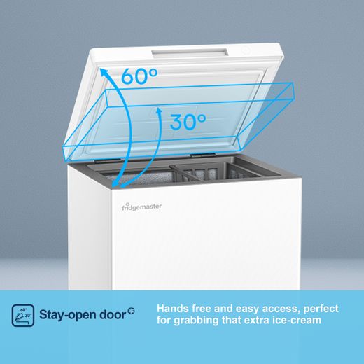 Fridgemaster MCF95E1 Chest Freezer - White
