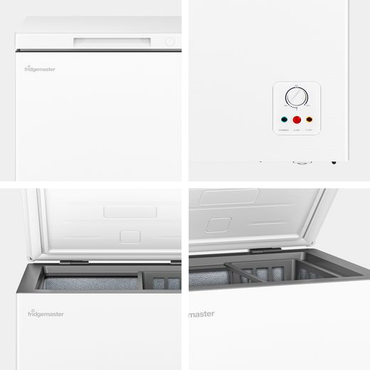 Fridgemaster MCF95E1 Chest Freezer - White