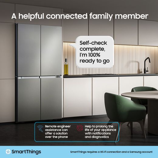 Samsung Series 7 SpaceMax™ RS70F66KCTEU American Fridge Freezer - Silver