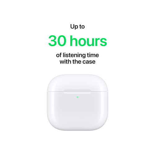 Apple AirPods 4, True Wireless Stereo (TWS), Calls/Music/Sport/Everyday, Headset, White