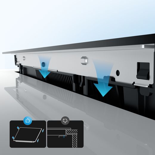 Midea Even Pro MIH744E325GK Built In Induction Hob - Black