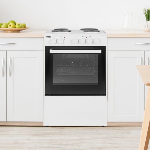Haden HES63W Freestanding Electric Cooker - White