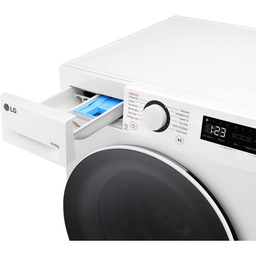 LG Series 4 Pro AI Direct Drive™ FWY706WWTN1 Washer Dryer - White