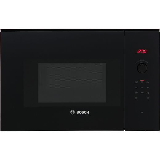 Bosch Series 4 BFL523MB0B 20 Litre 38cm High, Built In Small Microwave - Black