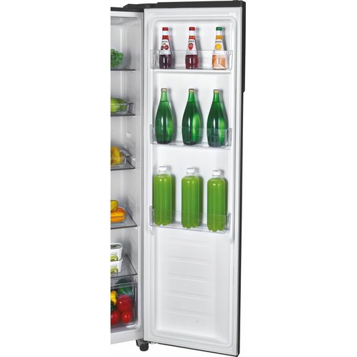 Candy American Fridge Freezer - Stainless Steel - E Rated