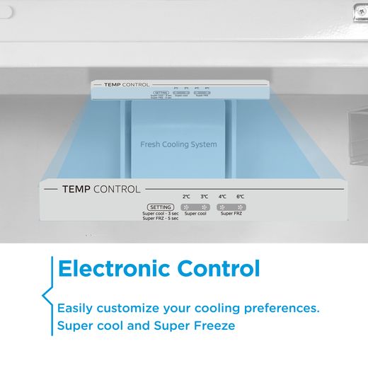 Midea Built In 177cm High E Rated 70/30 Fridge Freezer with Sliding Door Hinge Kit - White - MDRE379FGE01D