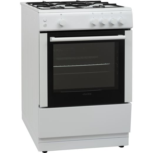 Electra 60cm Gas Cooker - White - A Rated