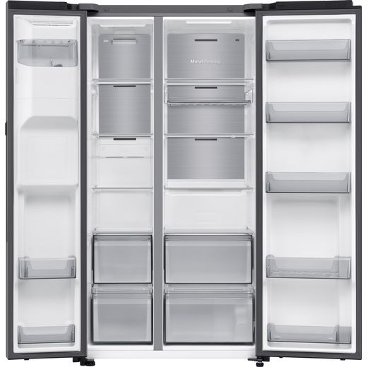 Samsung Series 9 AI Home RS90F64EETEU American Fridge Freezer - Silver