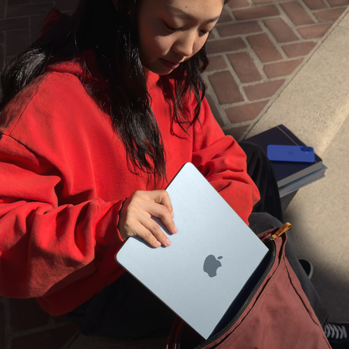 Apple MacBook Air 13-inch : M4 chip with 10-core CPU and 8-core GPU, 16GB, 256GB SSD - Sky Blue, Apple M, 34.5 cm (13.6