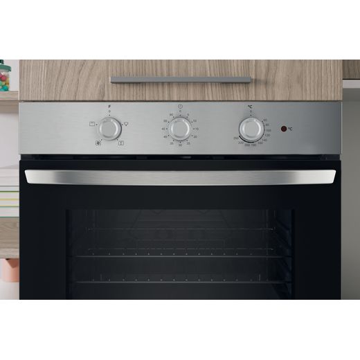 Indesit IO 232H X UK Built In Electric Single Oven - Stainless Steel - A Rated