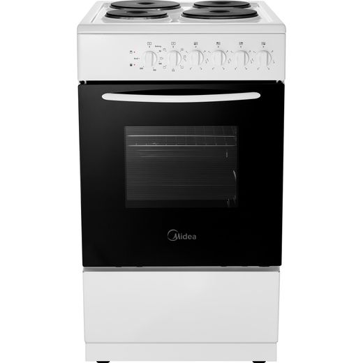Midea MFO20DME4H109-WH Freestanding Electric Cooker - White - Needs 7600KW Electrical Connection