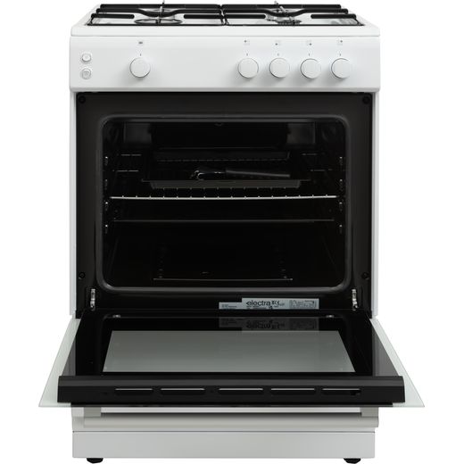 Electra 60cm Gas Cooker - White - A Rated