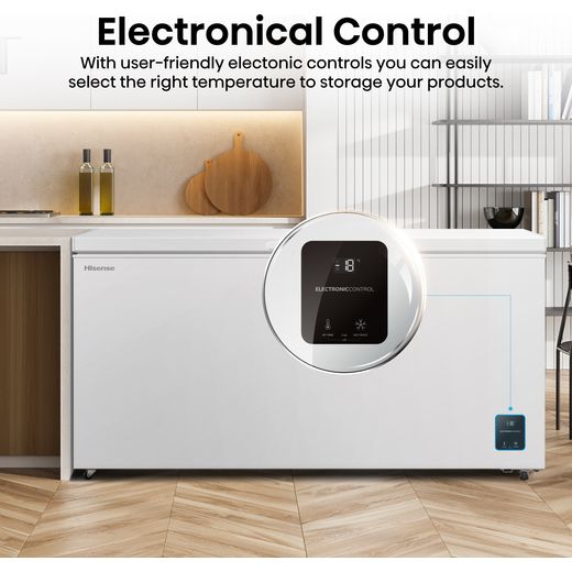 Hisense FC650D4AWLYE Chest Freezer - White