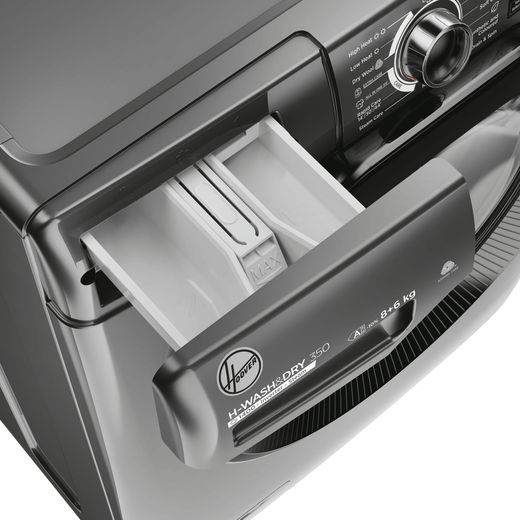 Hoover H-WASH&DRY 350 8Kg / 6Kg Washer Dryer - Graphite - D Rated