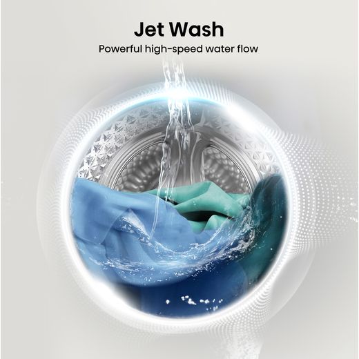 Hisense 3S Series 9Kg / 6Kg Washer Dryer - White - D Rated