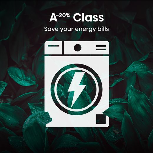 Hisense 1Q Series WF1Q8041BW 8kg Washing Machine with 1400 rpm - White - A Rated