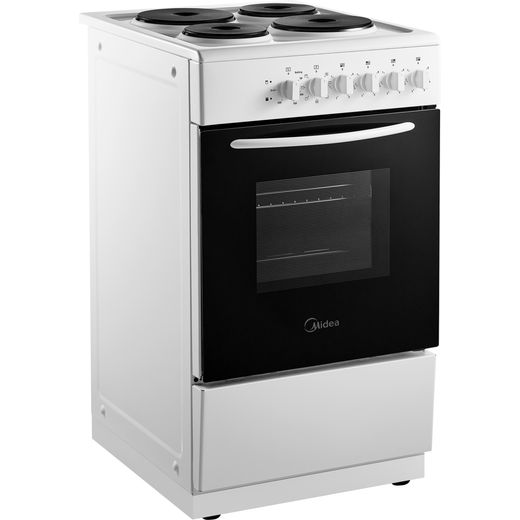 Midea MFO20DME4H109-WH Freestanding Electric Cooker - White - Needs 7600KW Electrical Connection