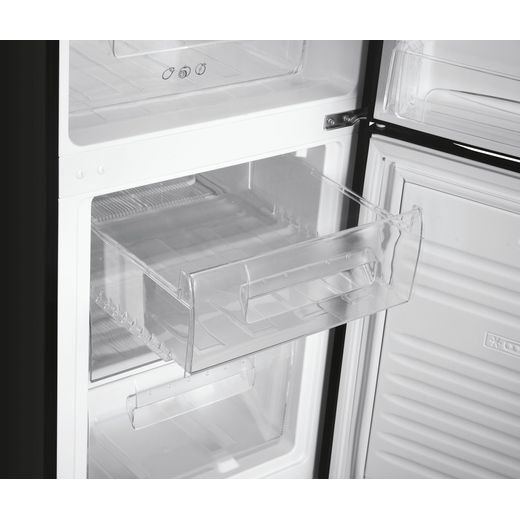 Candy Freestanding 136cm High E Rated 50/50 Fridge Freezer - Black - CCH1S513EBK