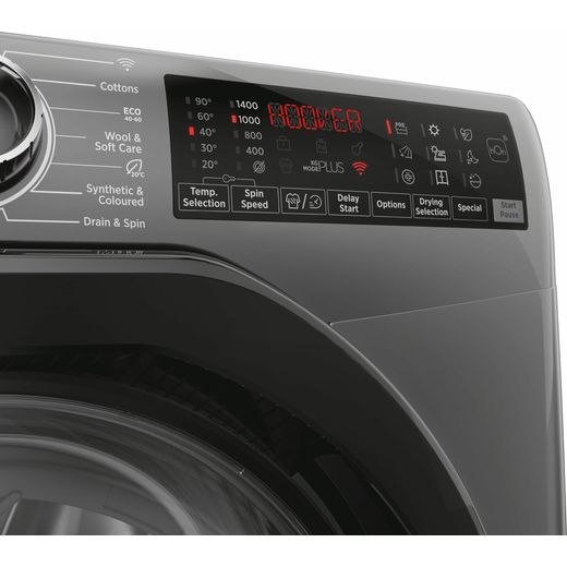 Hoover H-WASH&DRY 350 8Kg / 6Kg Washer Dryer - Graphite - D Rated