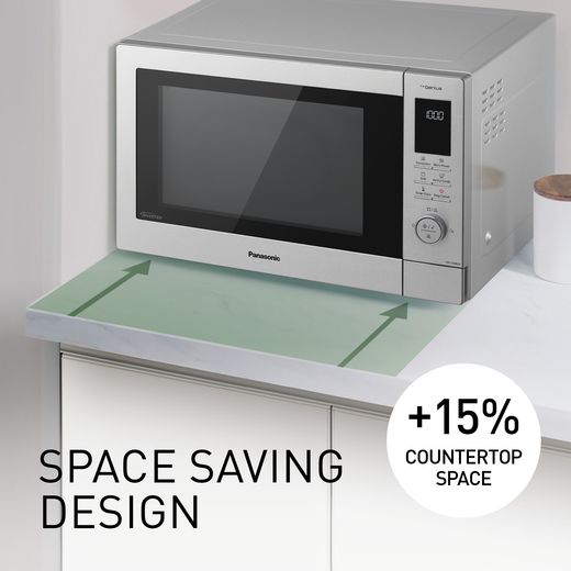 Panasonic 4-in-1 Air Fry NN-CD88QSBPQ 34 Litre Combination Microwave Oven - Stainless Steel