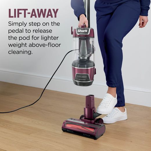 Shark New Lift Away LU250UK Upright Vacuum Cleaner - Blue / Grey