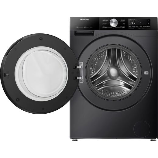 Hisense 3S Series WF3S1043BB3 10.5Kg Washing Machine with 1400 rpm - Black
