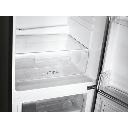 Candy Freestanding 136cm High E Rated 50/50 Fridge Freezer - Black - CCH1S513EBK